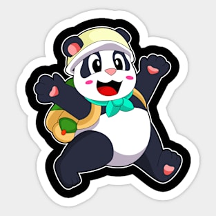 Panda as Student Sticker